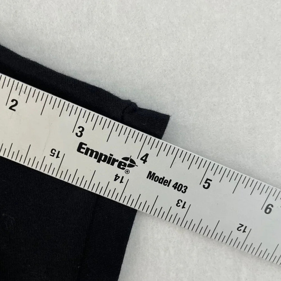 Uniqlo Tops Womens Sz M Black Provence Print Geometric French Sleeve Round Neck - Picture 4 of 10